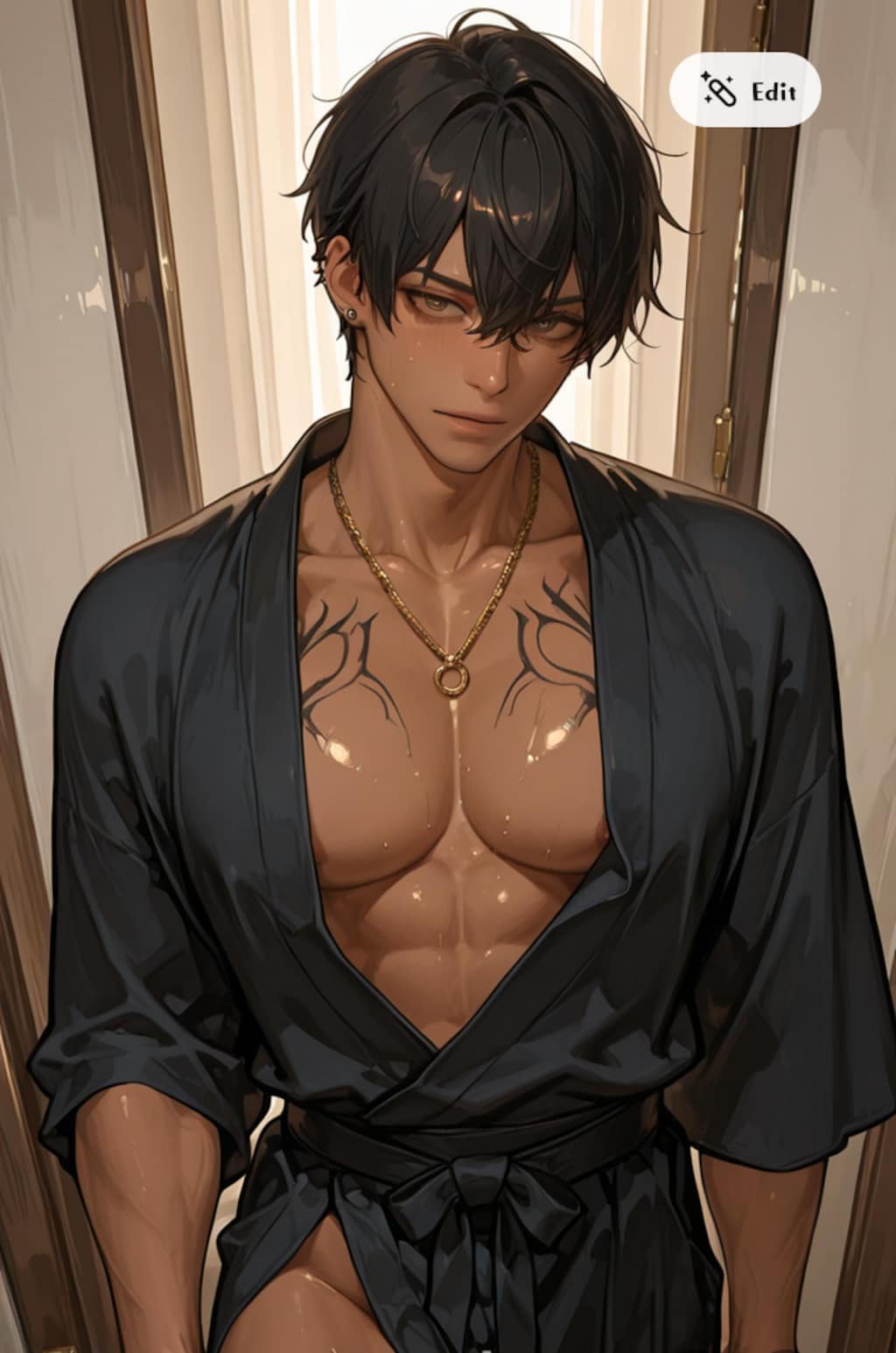 褐色男子②