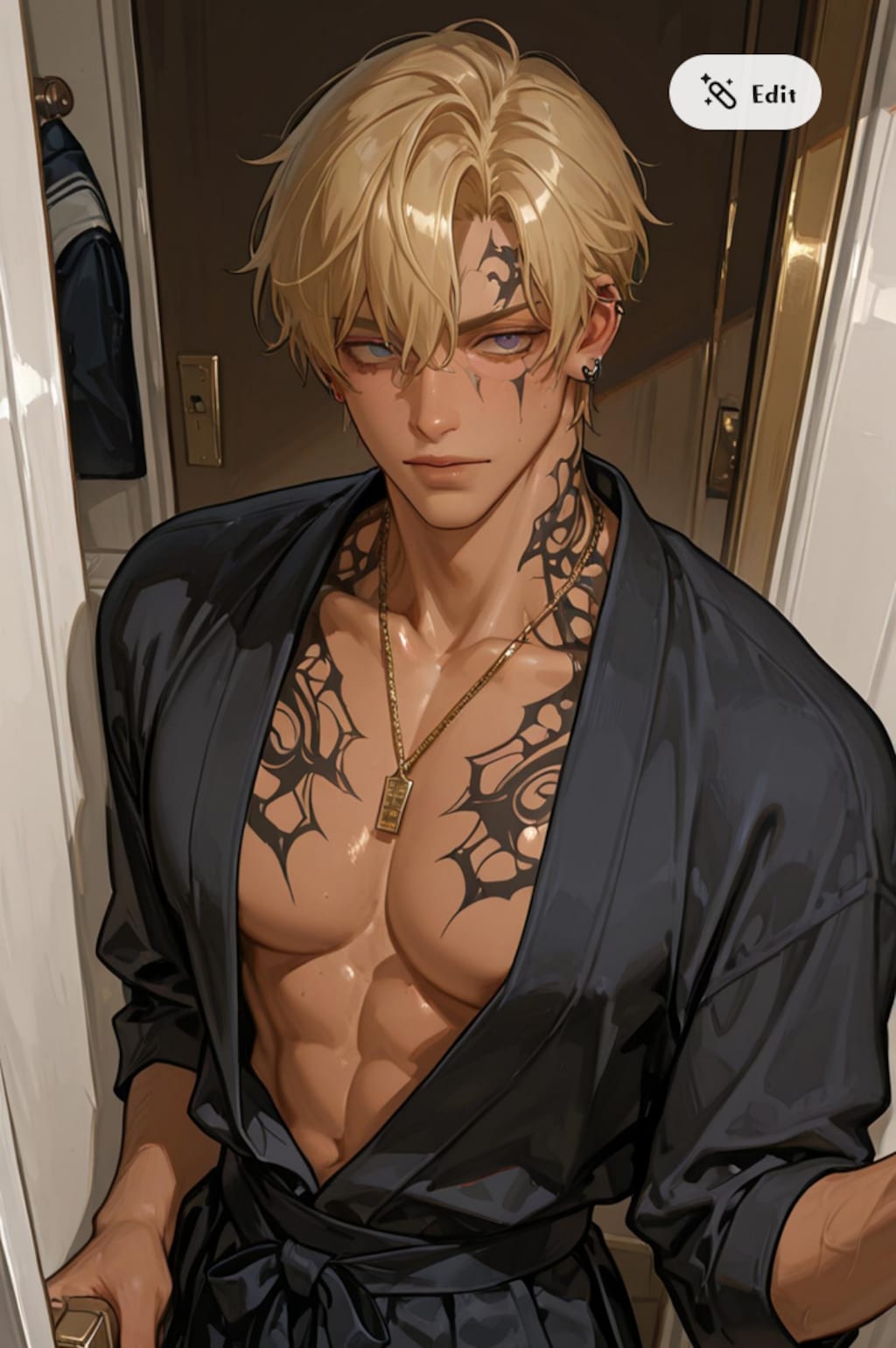 褐色男子②