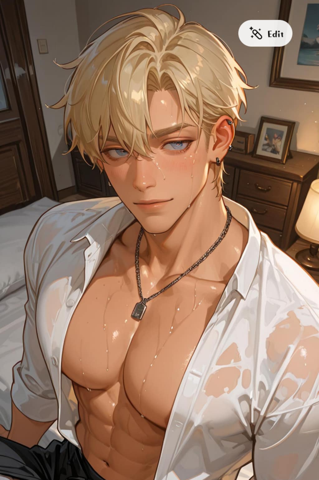 褐色男子②