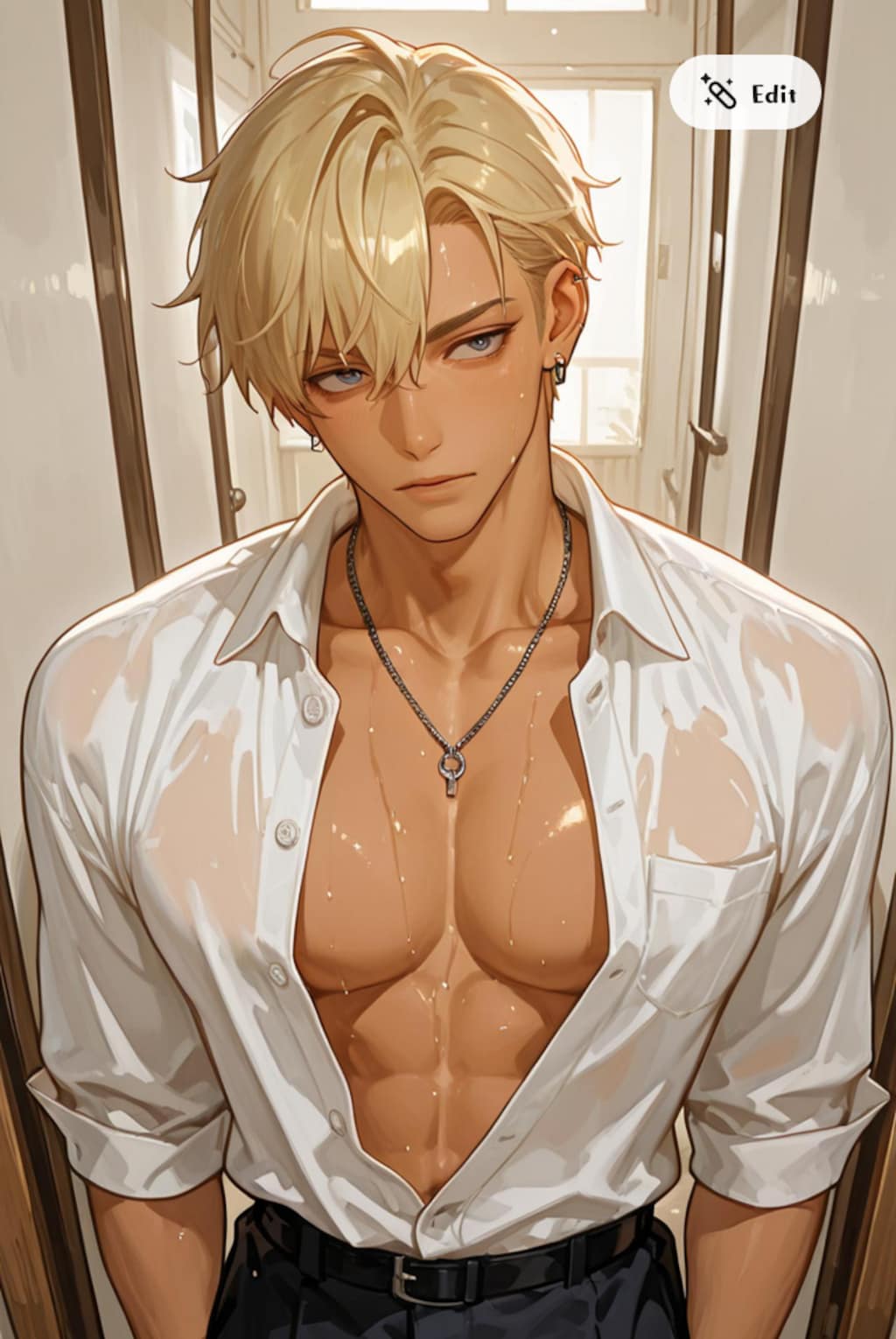 褐色男子②