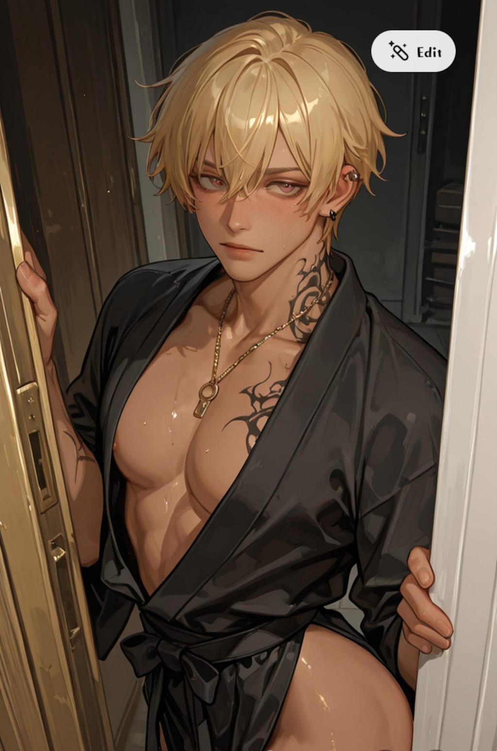 褐色男子②