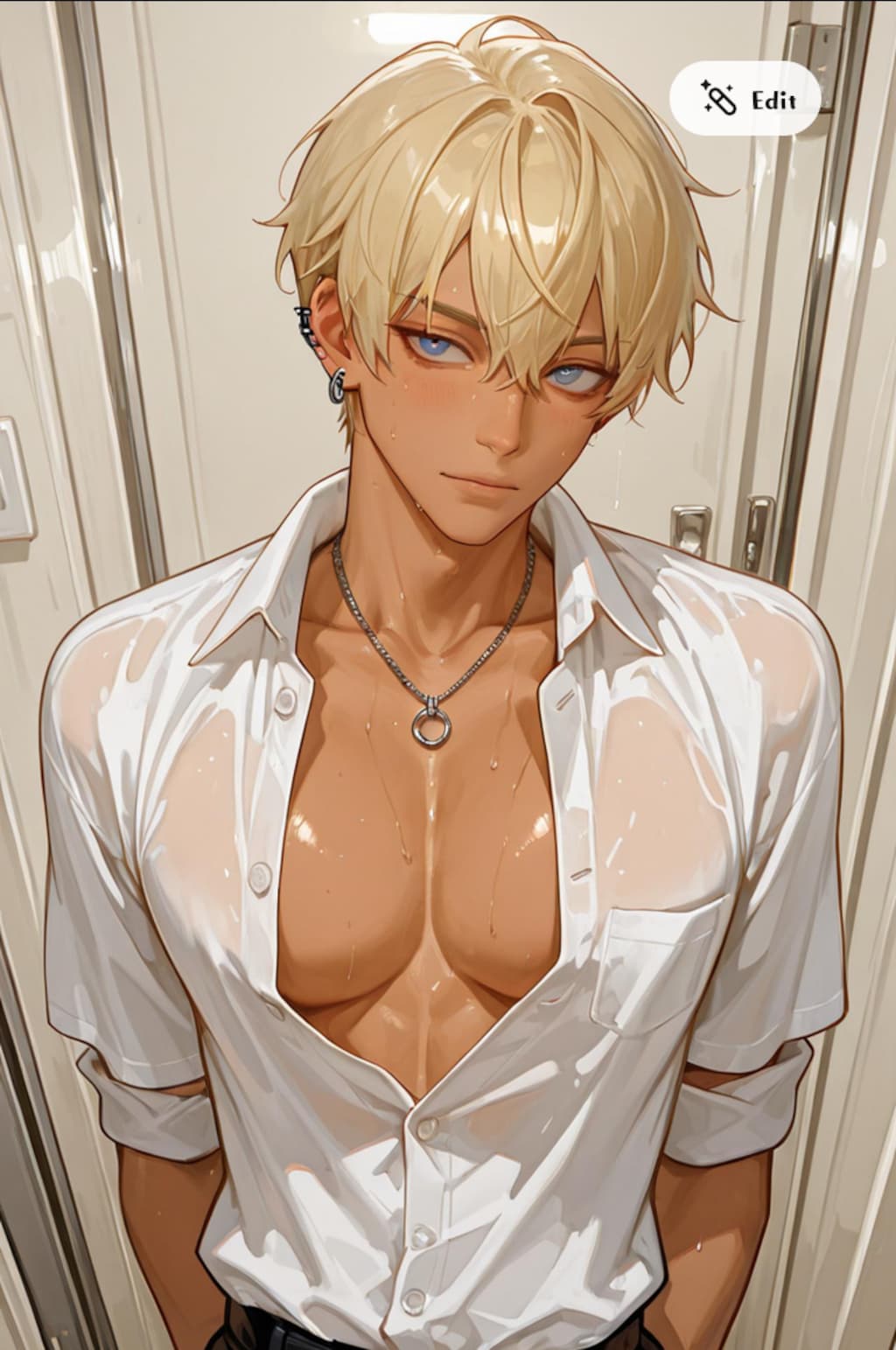 褐色男子②