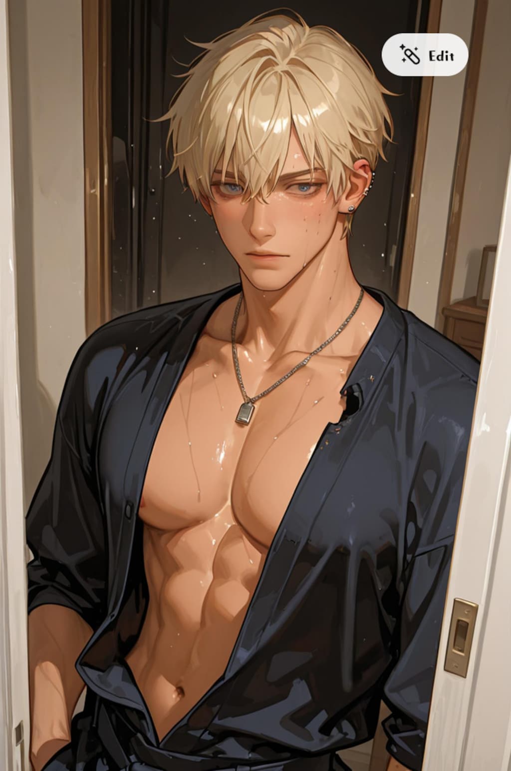 褐色男子②