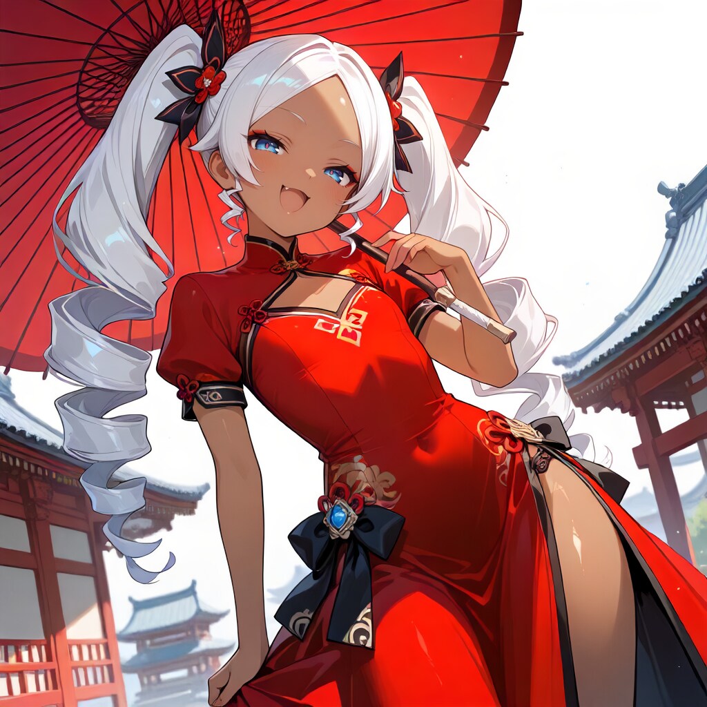 中華風ドリルヘアーお嬢様