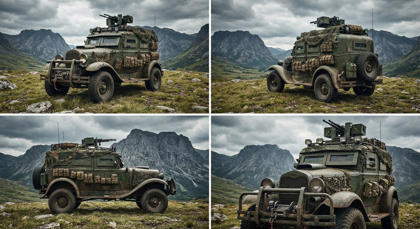 くろがね四起軍用車 | の人気AIイラスト・グラビア
