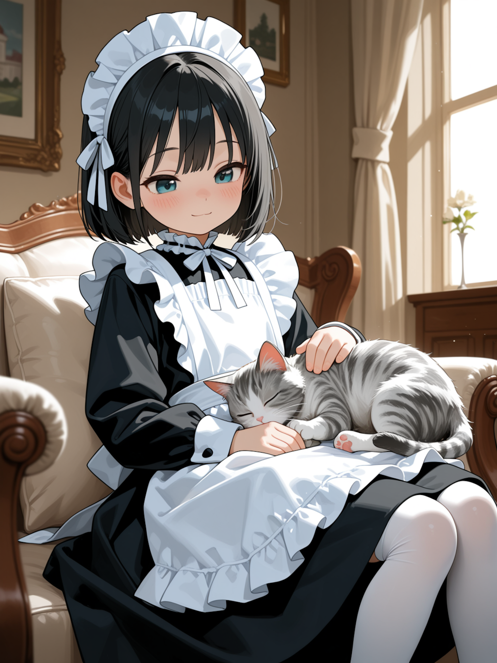 にゃんこと一緒