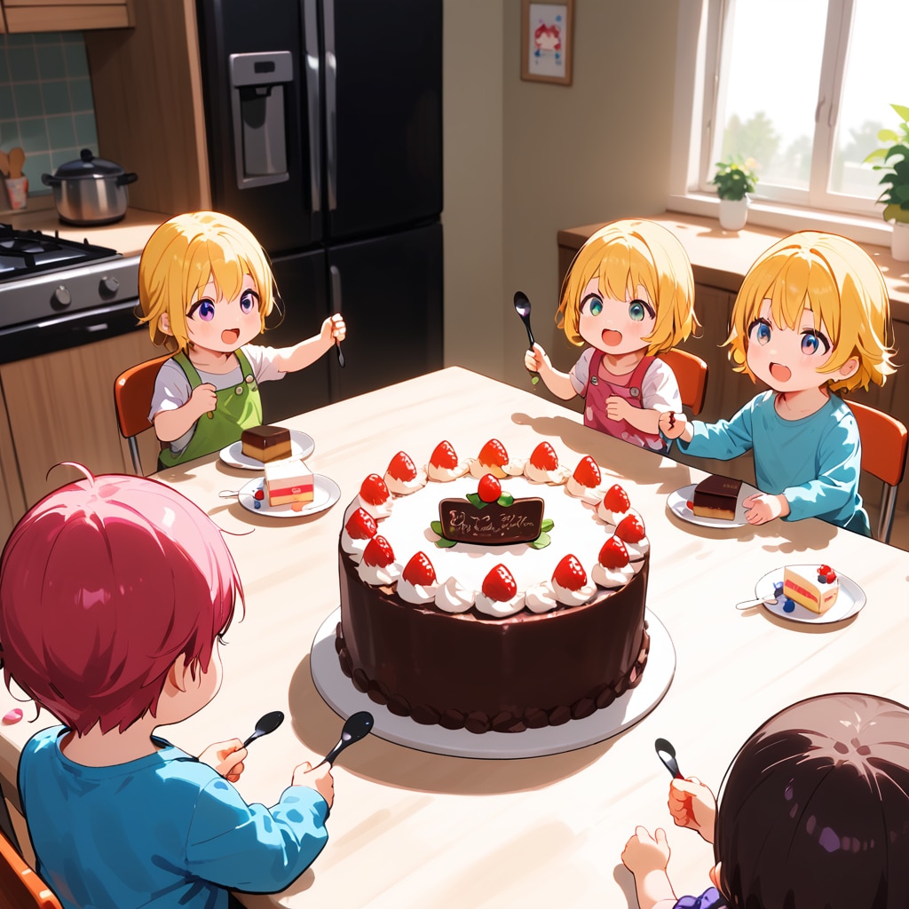 本日はデコレーションケーキの日。