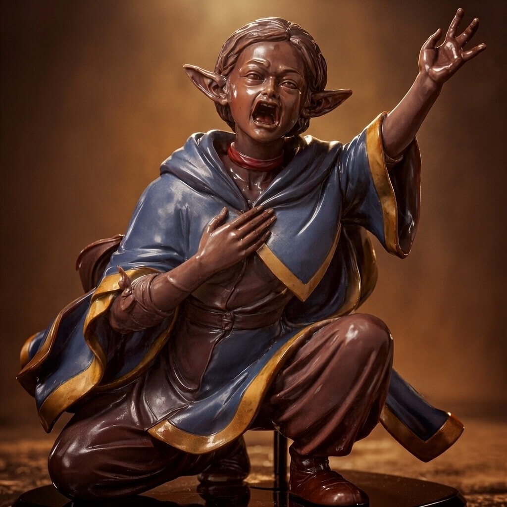 チョコ像マルシル