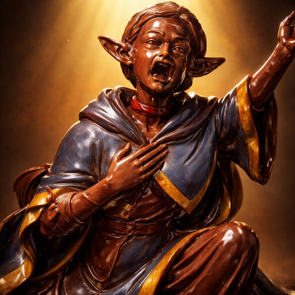 チョコ像マルシル