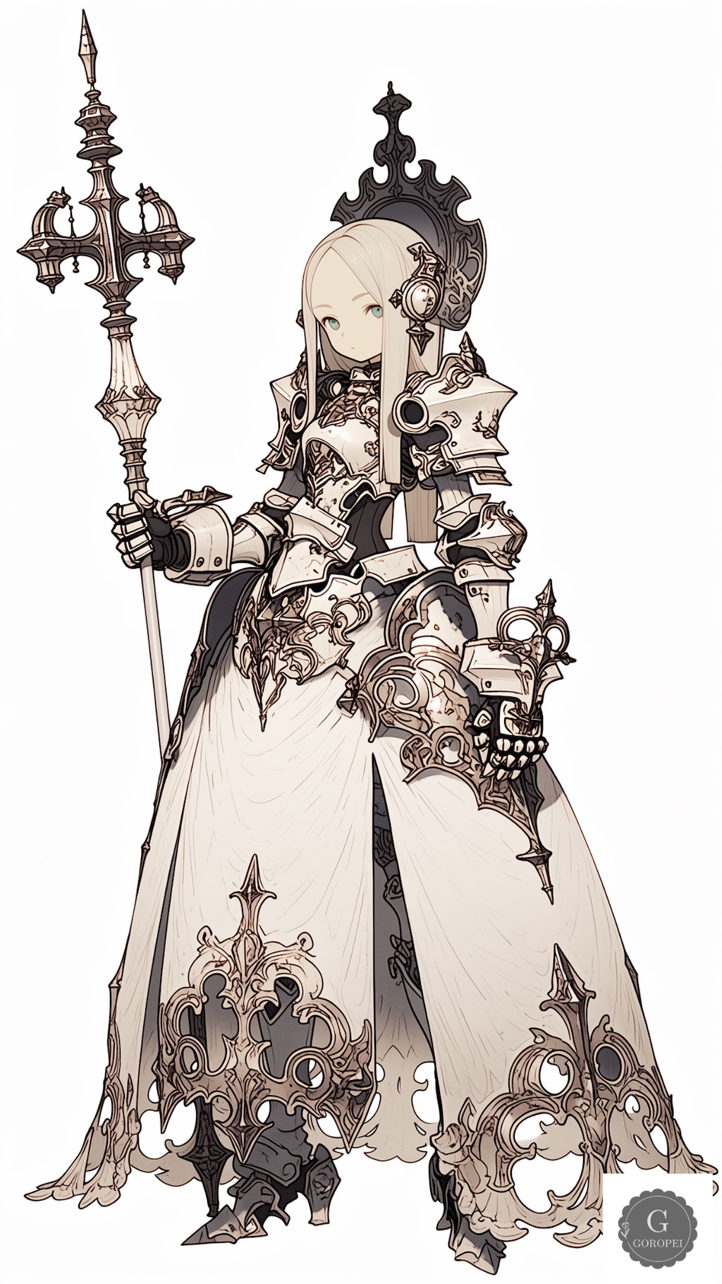 #025【白冠の導き手】王国×王笏
