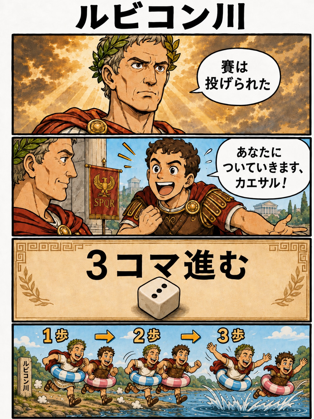 賽は投げられた