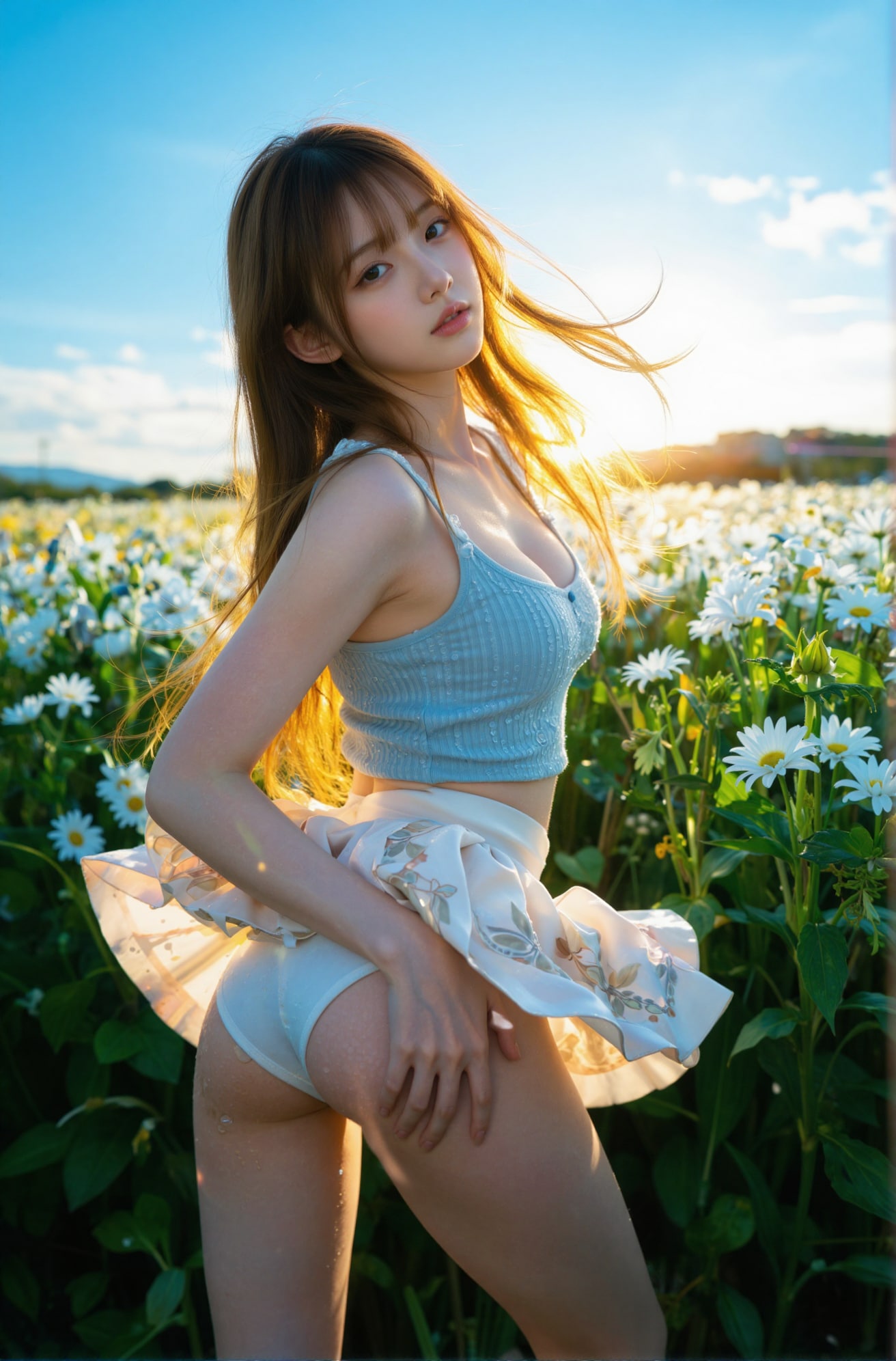 Shasta Daisy flower Girl
