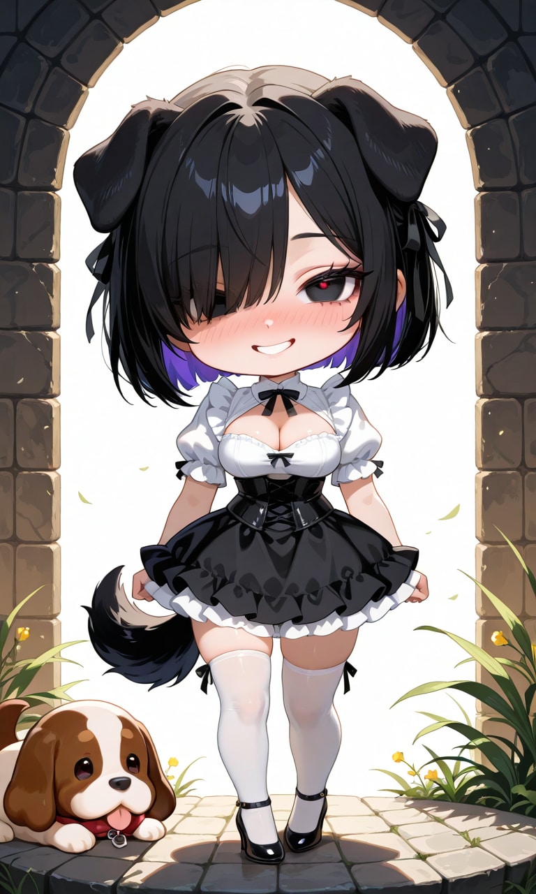 シアン(わんねぇ)チビ化 | の人気AIイラスト・グラビア