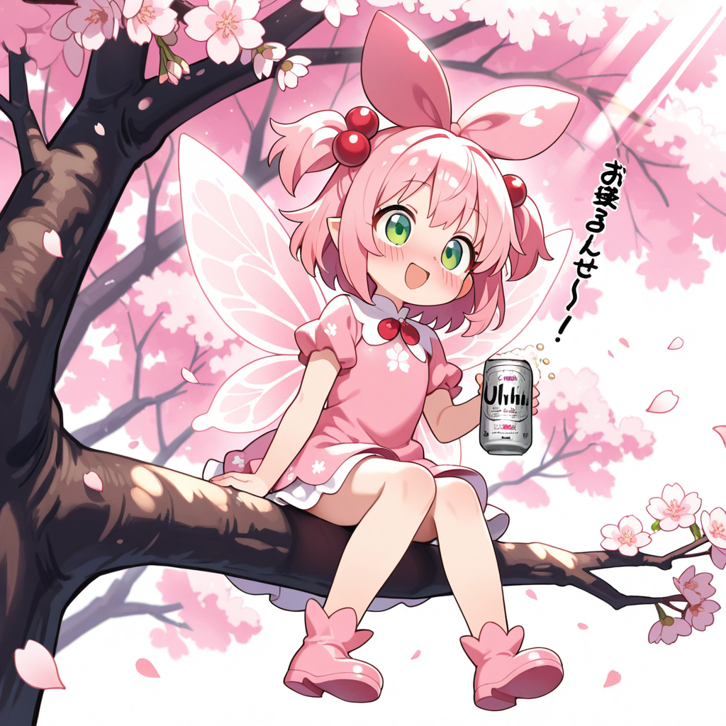 桜の妖精さんもお花見したい！！