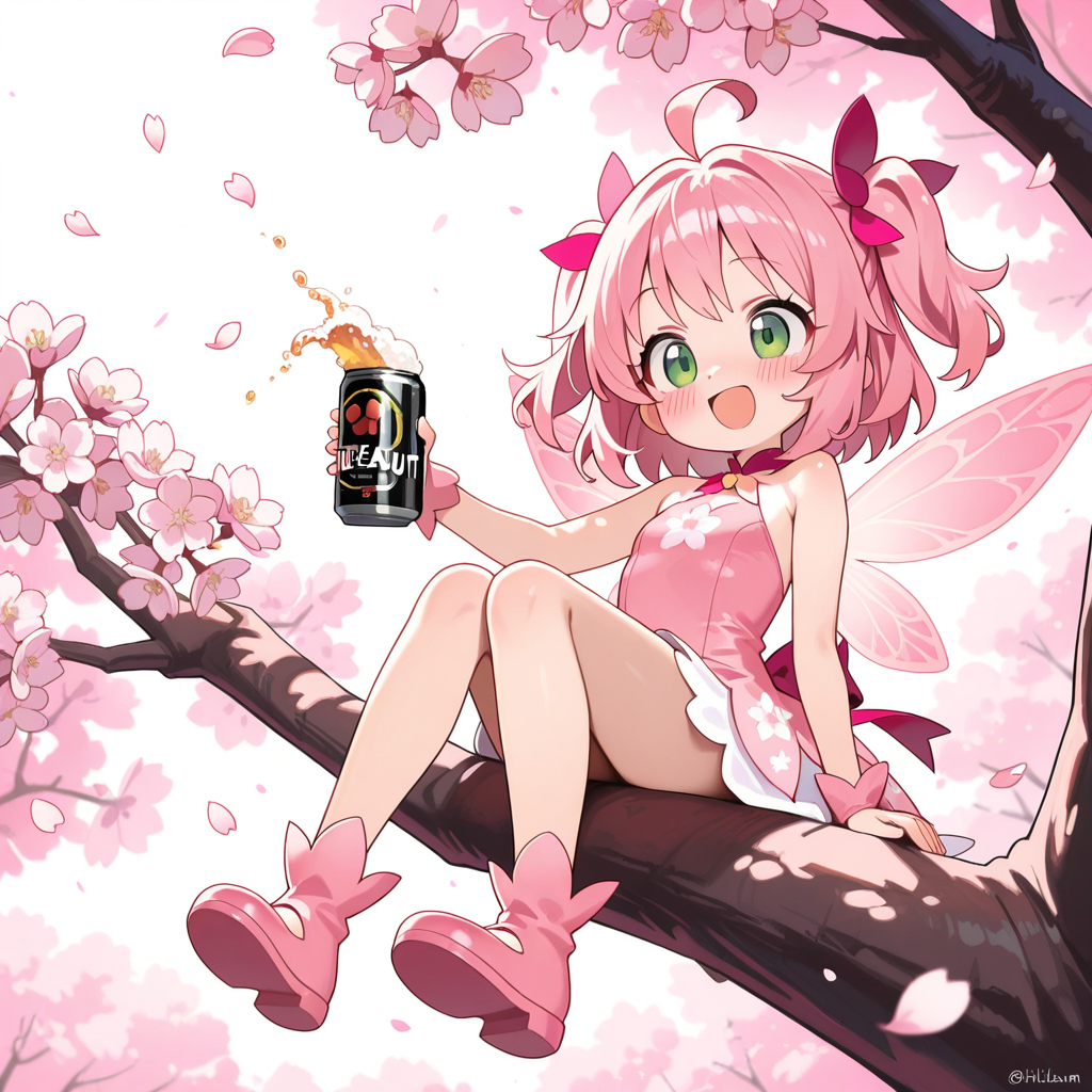 桜の妖精さんもお花見したい！！