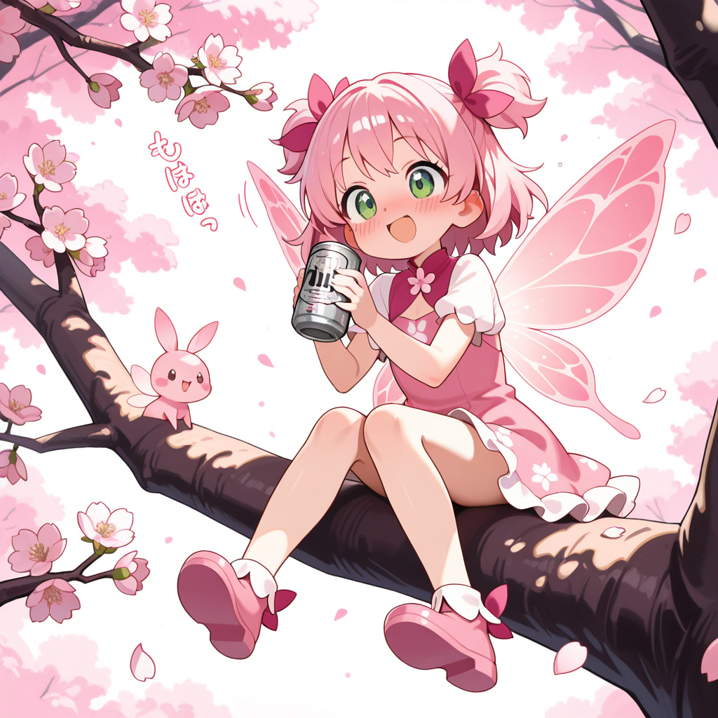 桜の妖精さんもお花見したい！！ | の人気AIイラスト・グラビア