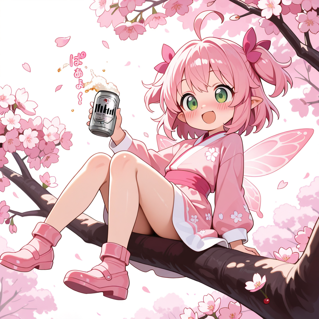 桜の妖精さんもお花見したい！！