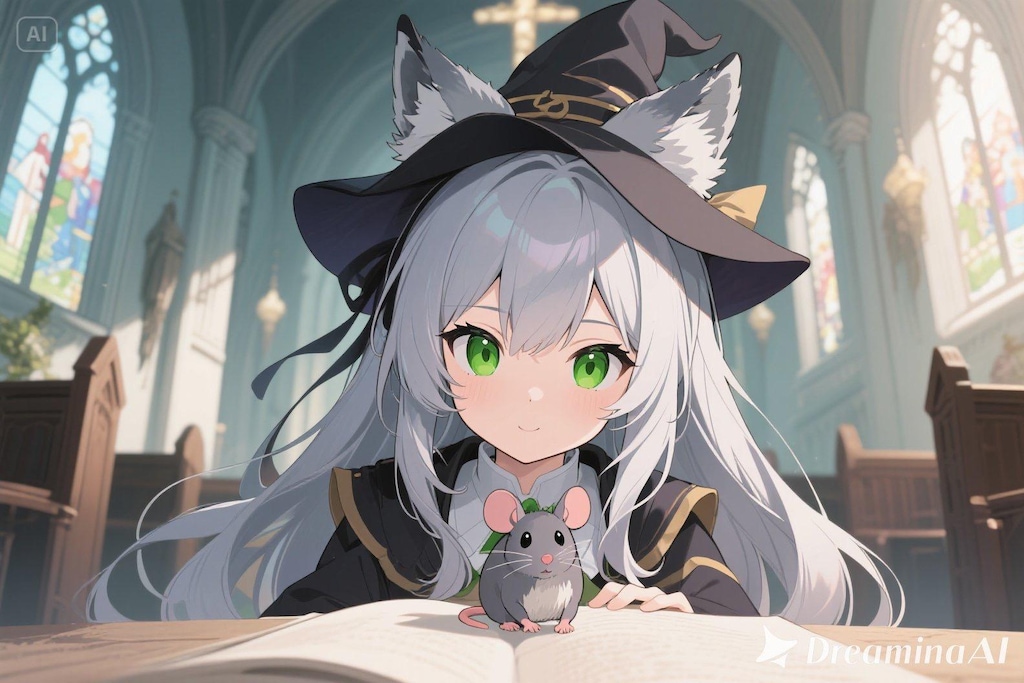 ステラちゃんとネズミ