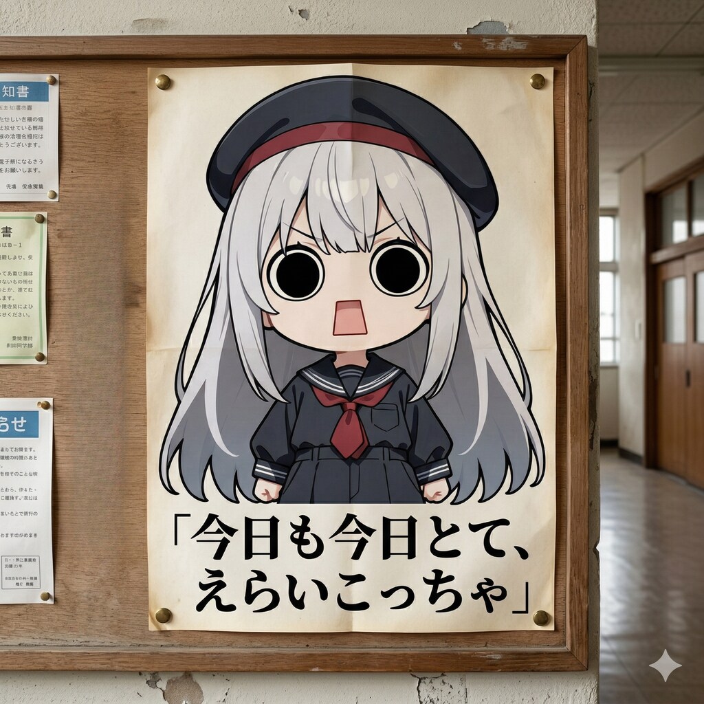 キャッチコピーポスターえらいこっちゃ嬢