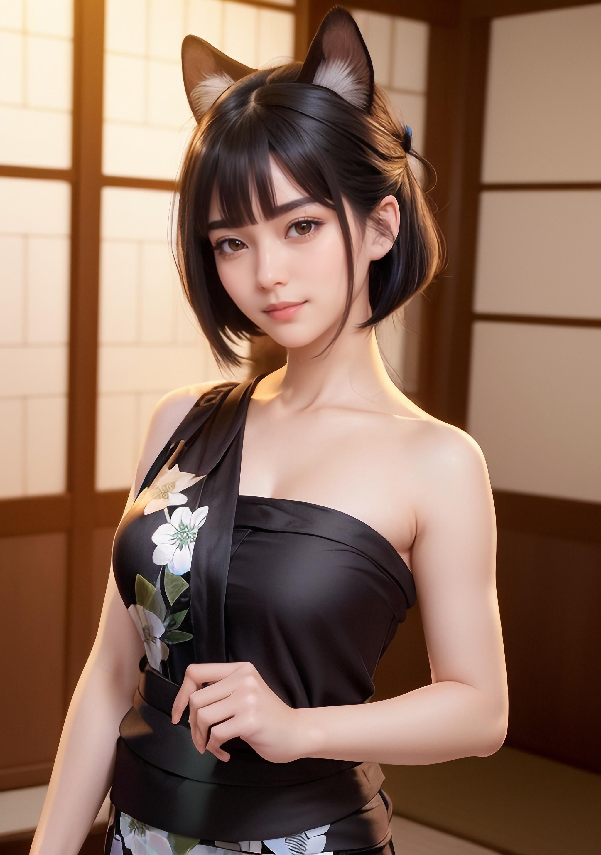 奇抜な浴衣の着方