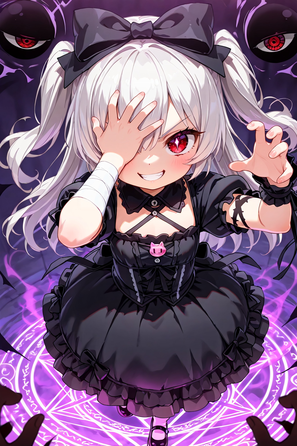 [字入答え]☆髪で☆眼の女の子