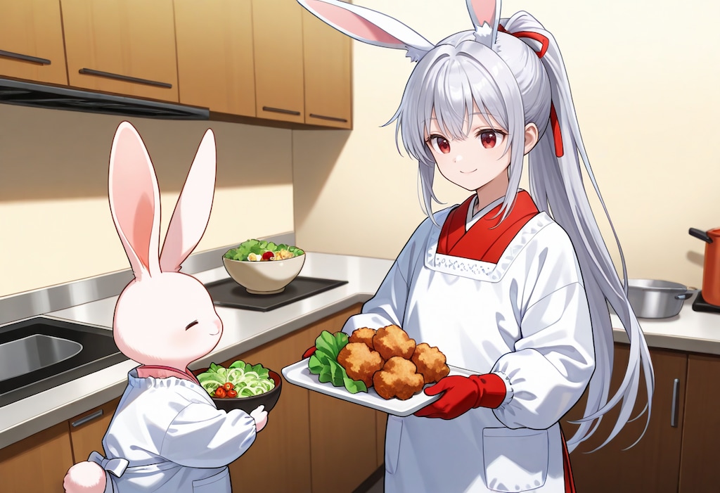 兎耳学園のみみちゃんの摩訶不思議食堂一日料理長ファンアートコラボレーション