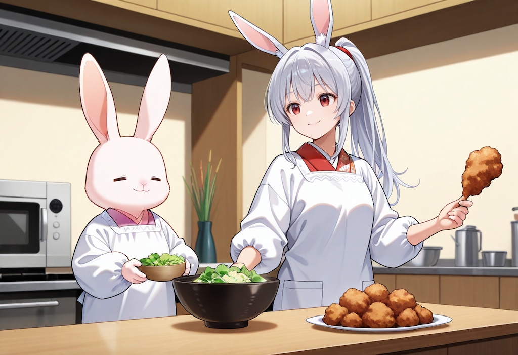 兎耳学園のみみちゃんの摩訶不思議食堂一日料理長ファンアートコラボレーション