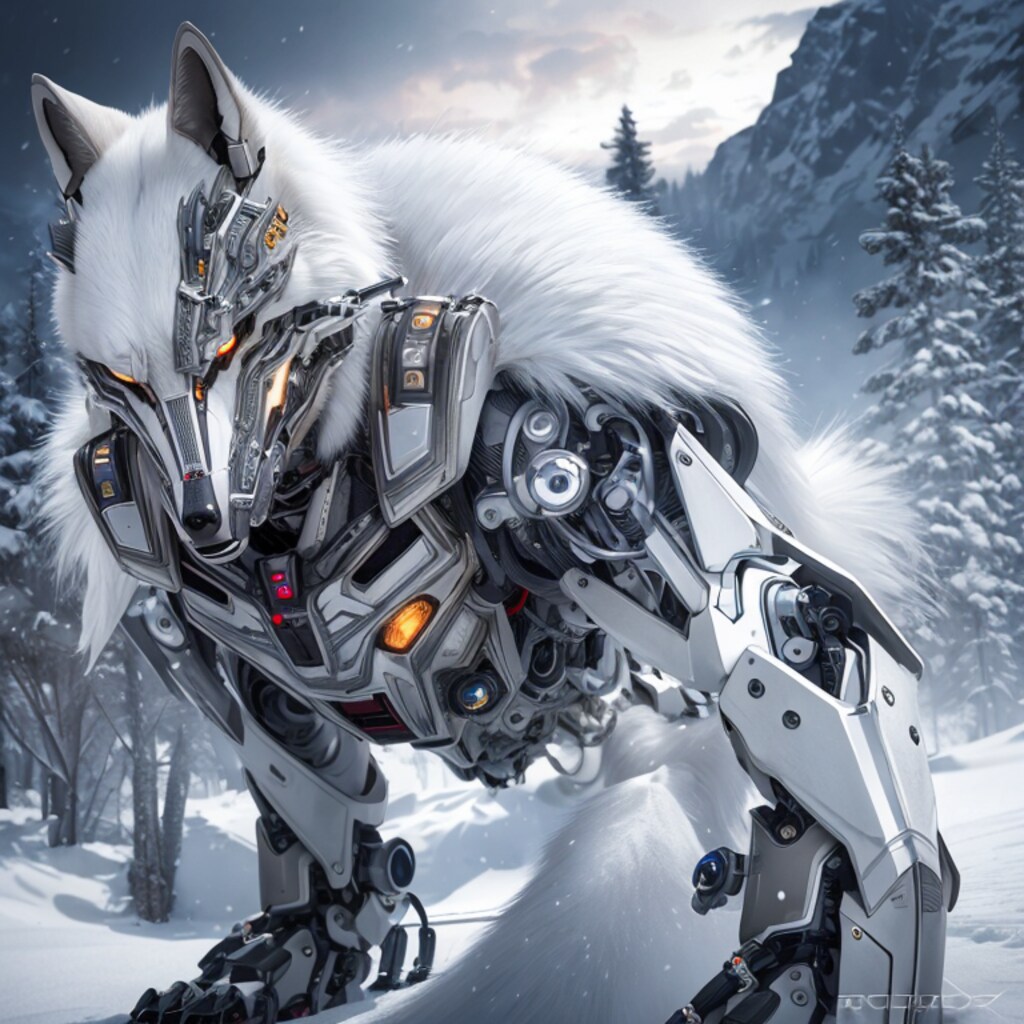 ８７日目ウルフ、メカウルフ４