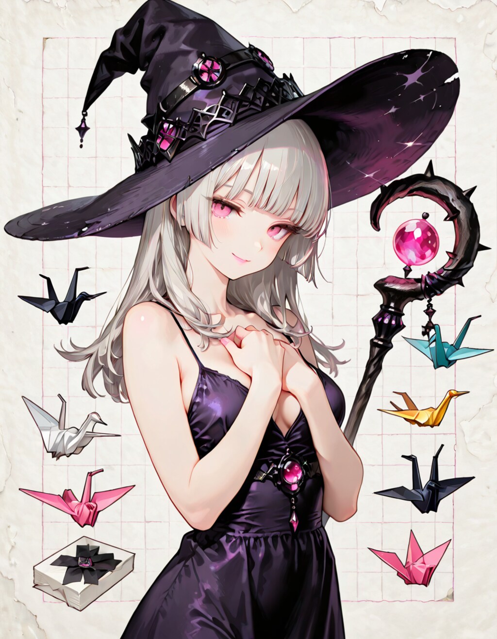 折り紙魔法🪄　　の絵