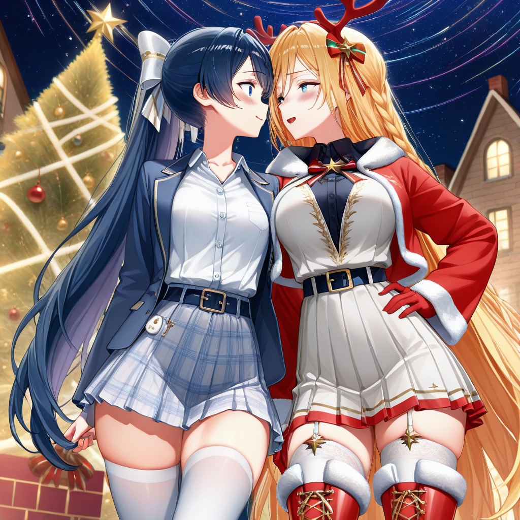 友達とクリスマス