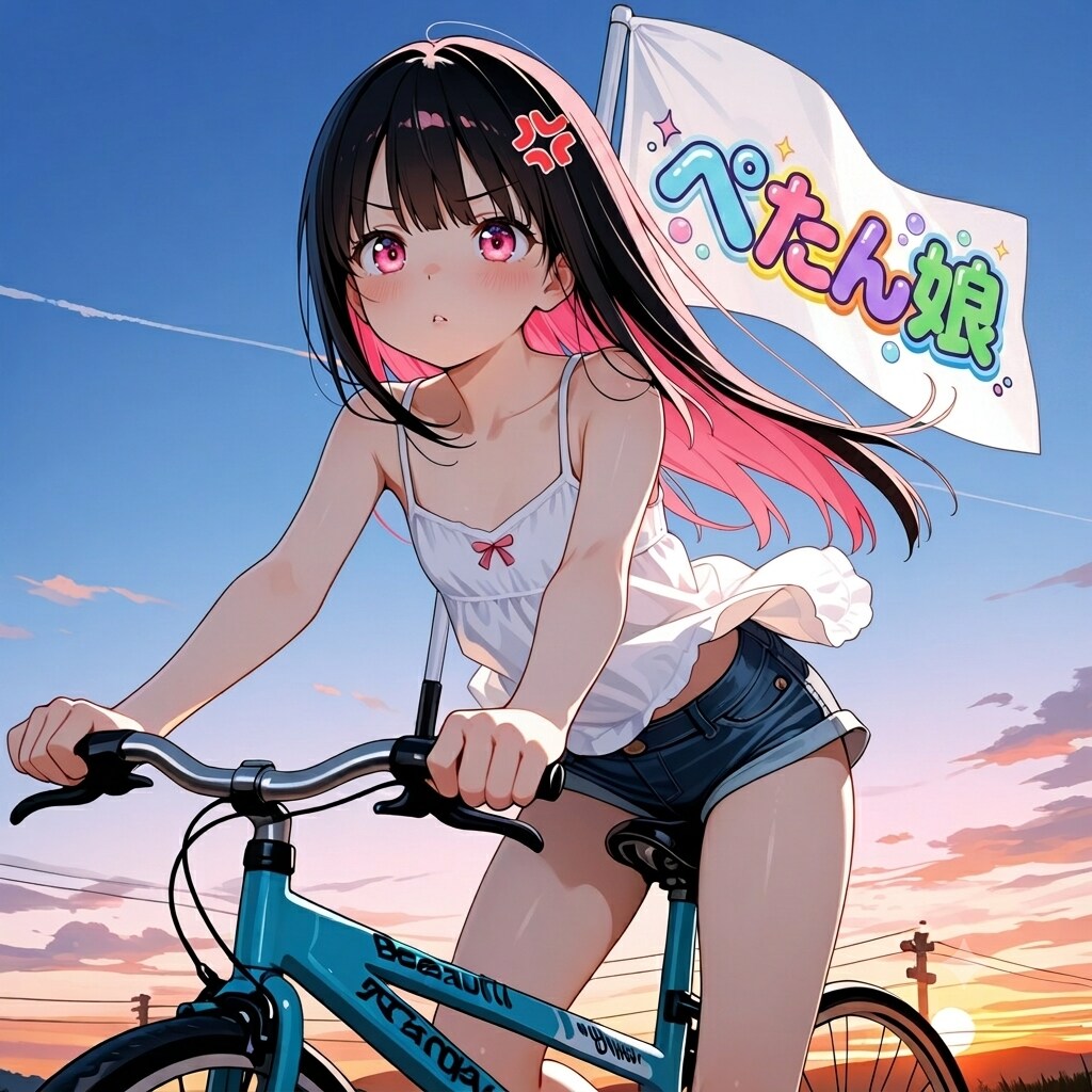 走れぺたん娘🚲