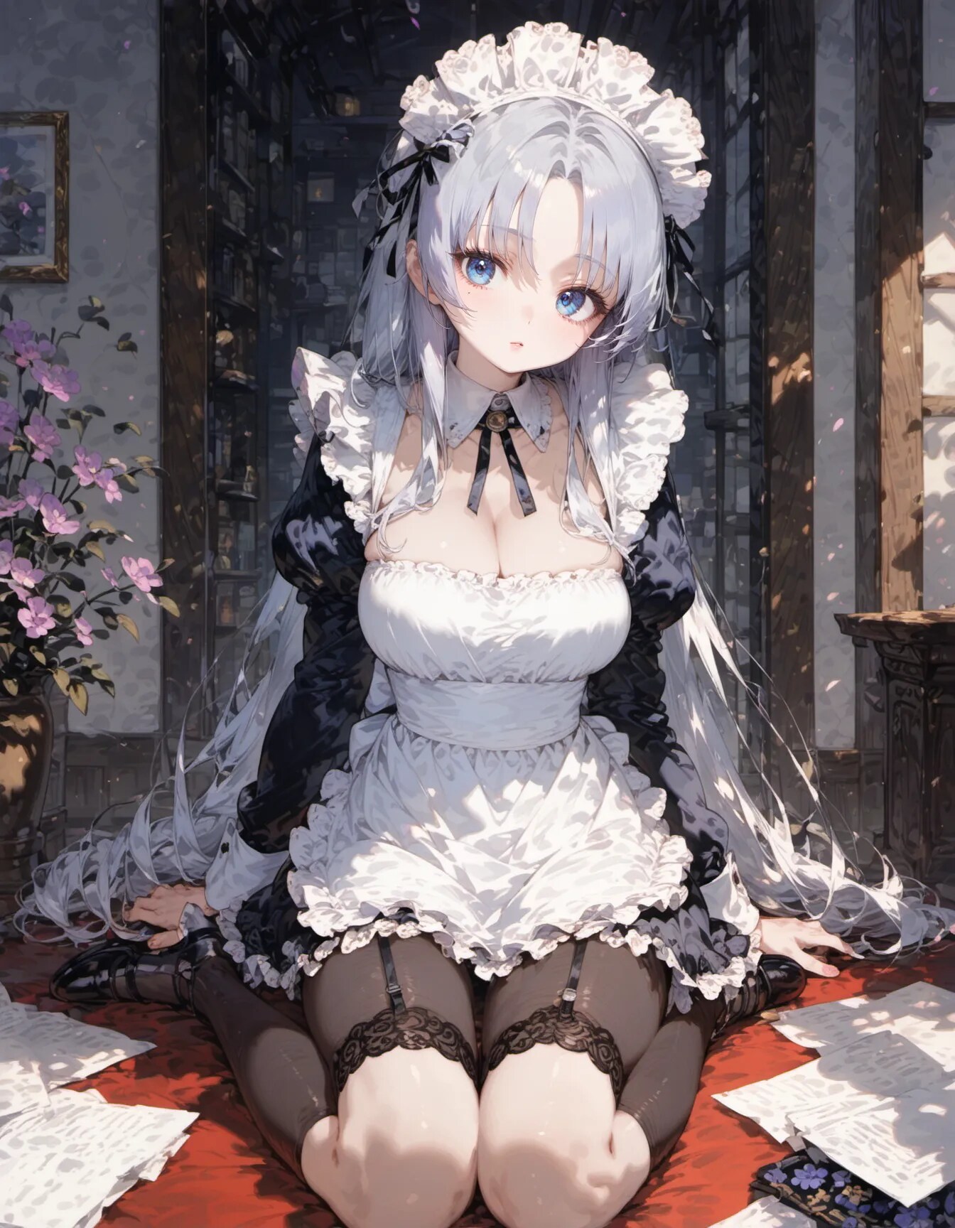 The Archivist Maid | の人気AIイラスト・グラビア