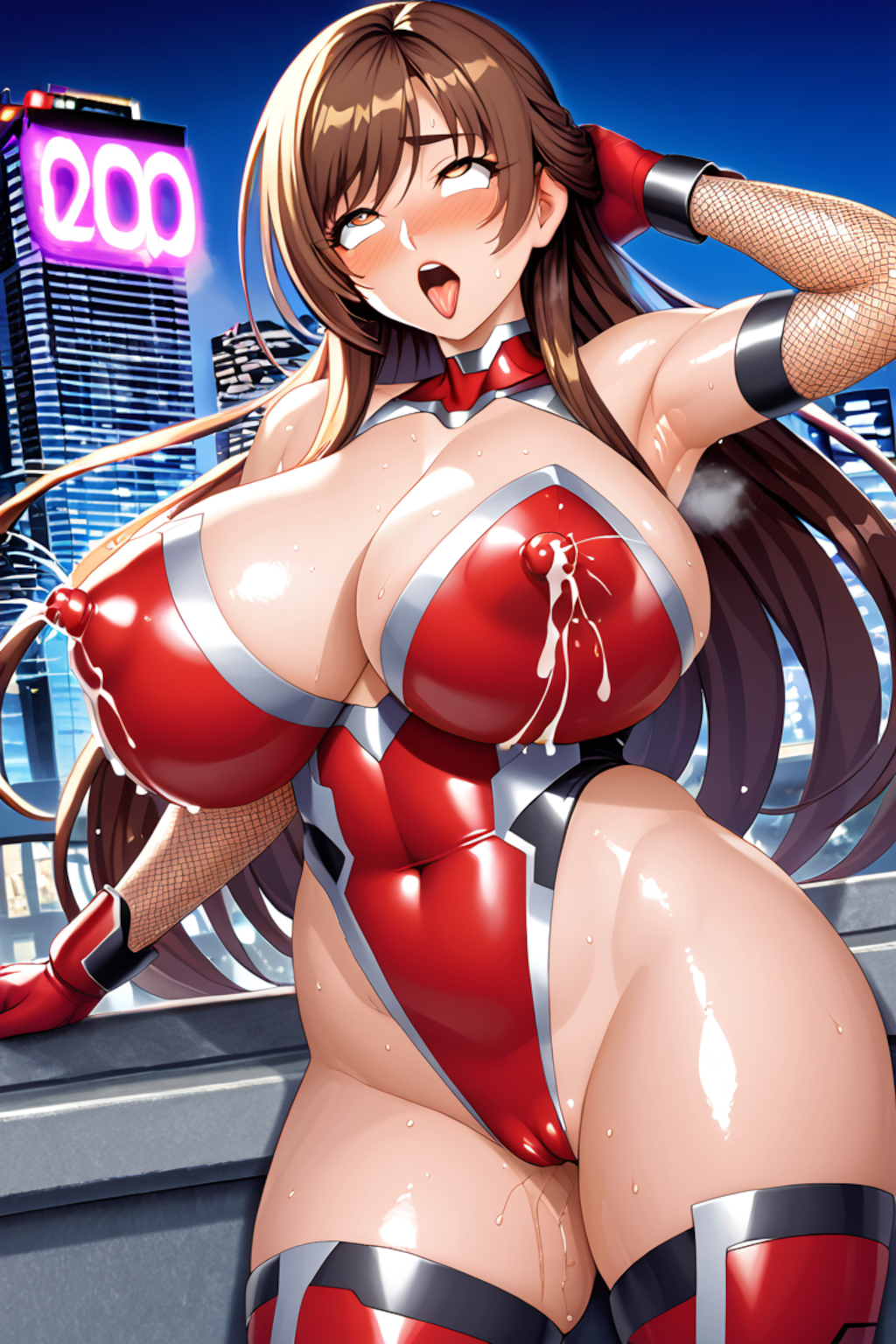 乳嵐レイナ 対魔忍スーツ