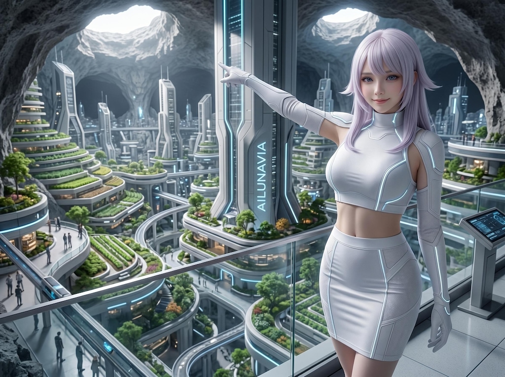 LUNA　月面都市紹介