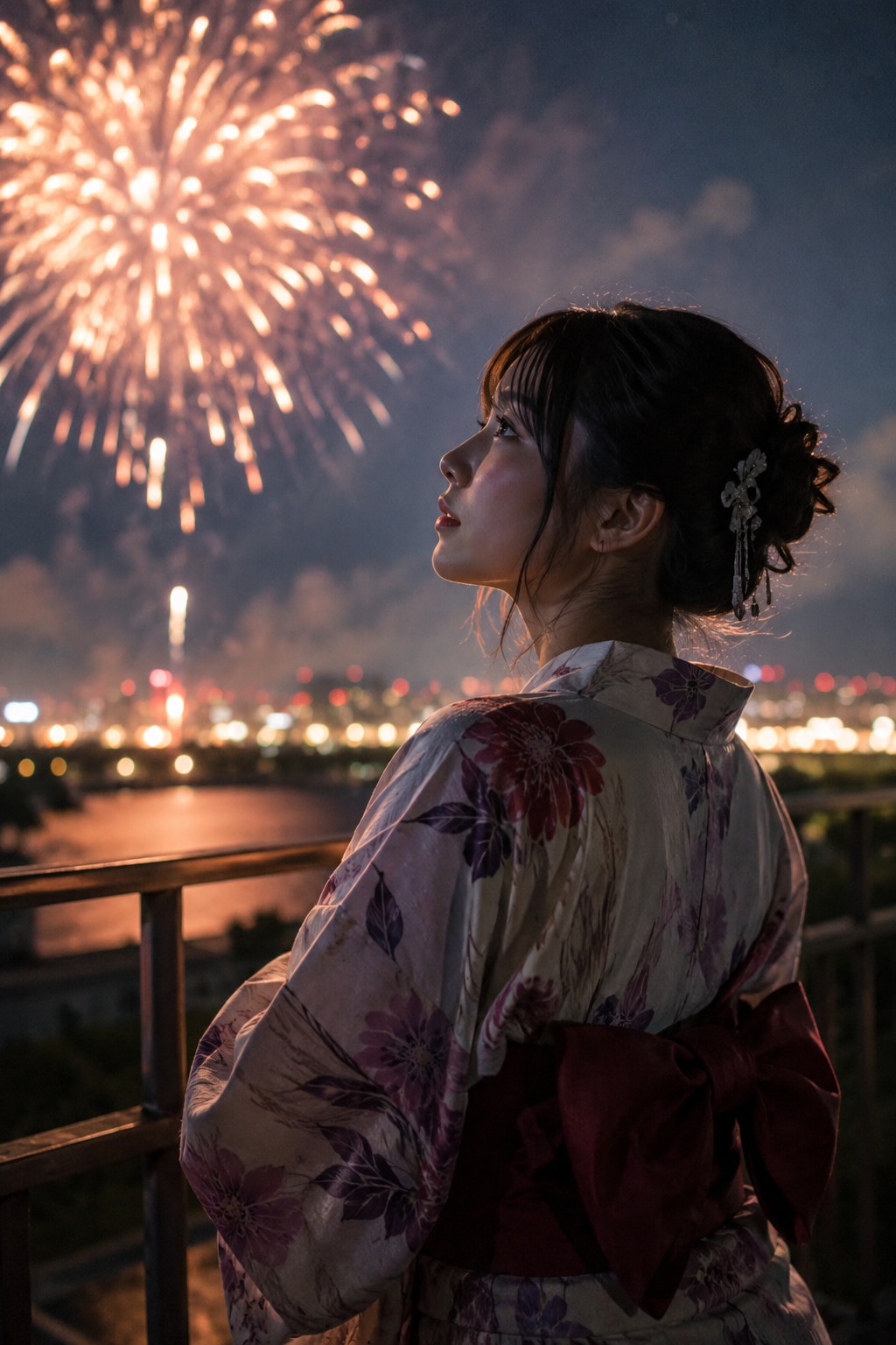 華と花火
