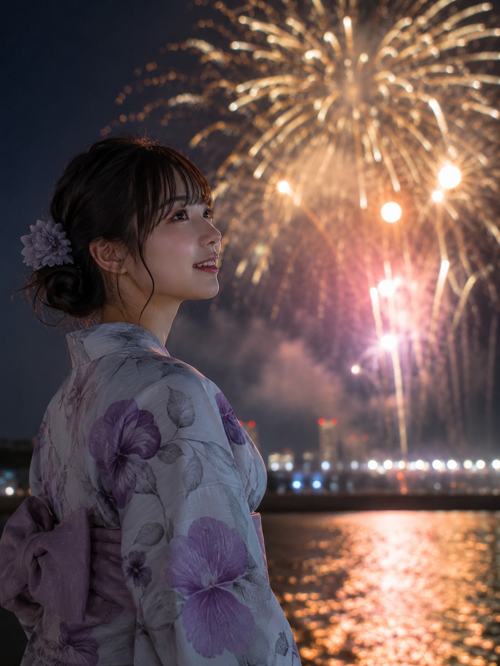 華と花火