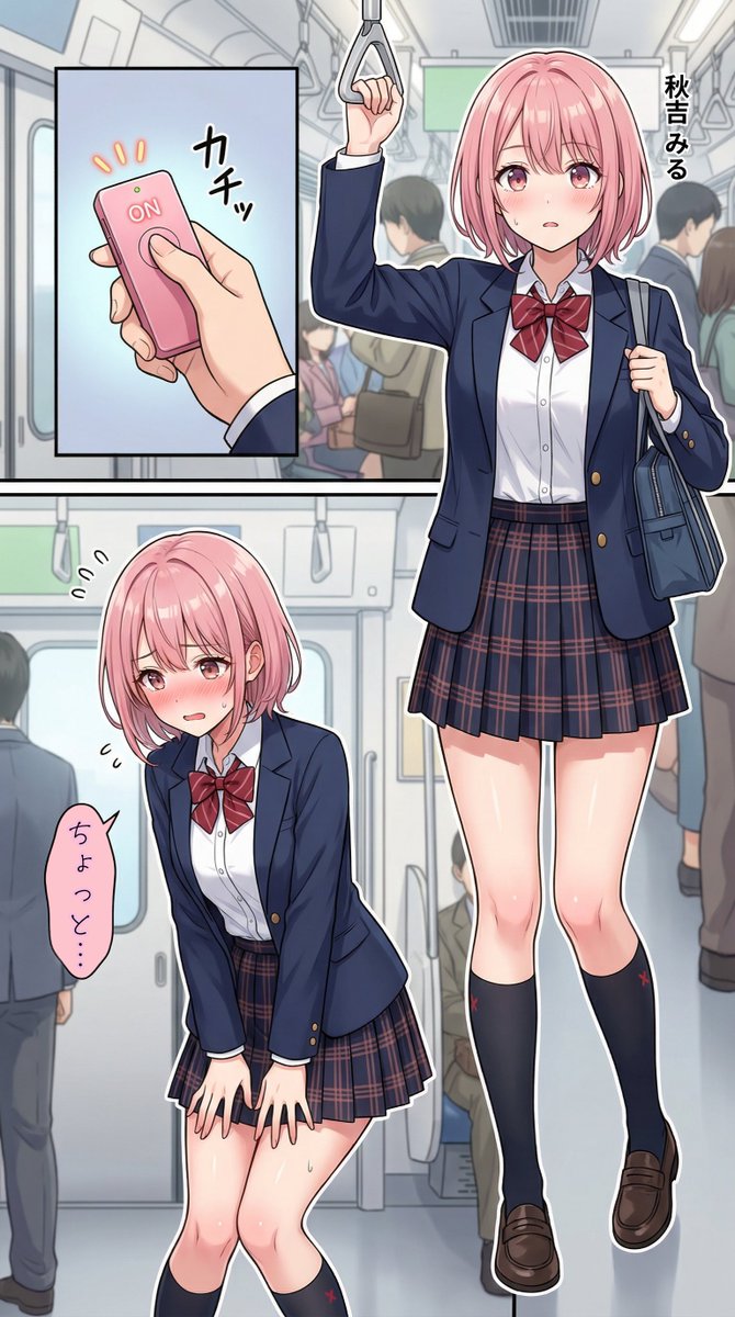外でスイッチを押されるアイドル