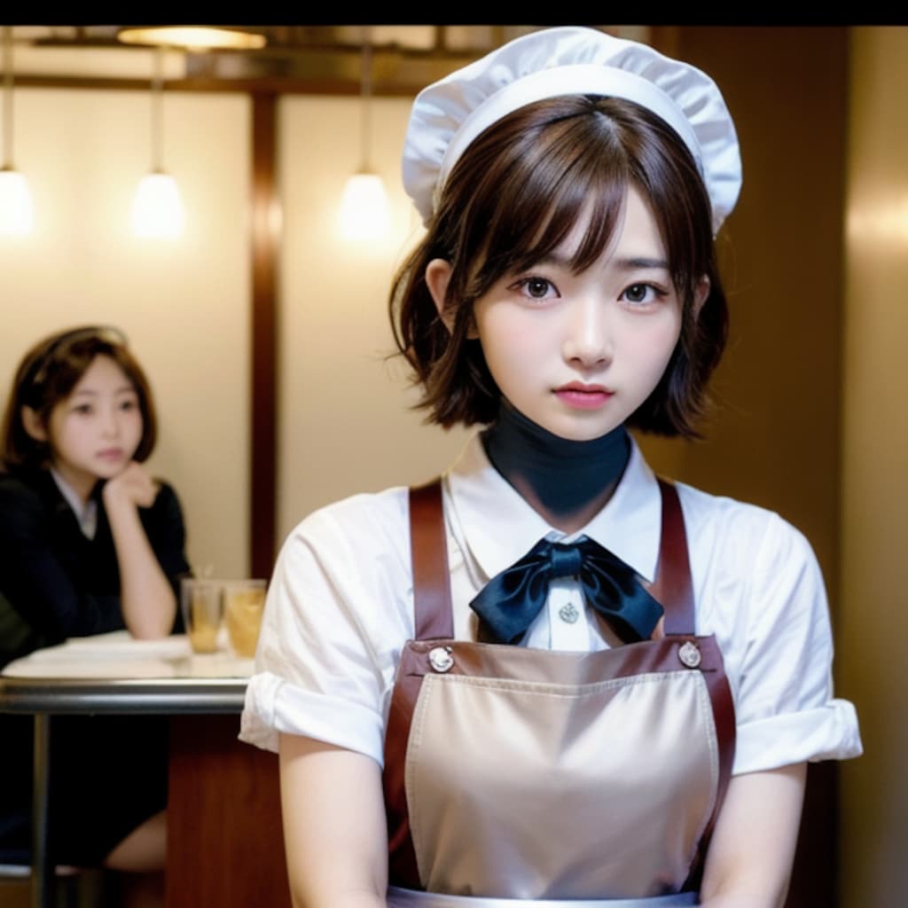 喫茶店の看板娘