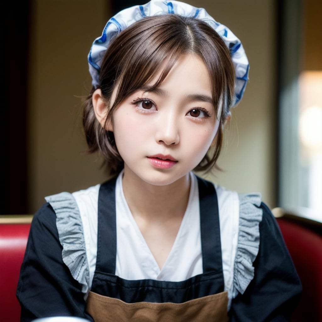 喫茶店の看板娘