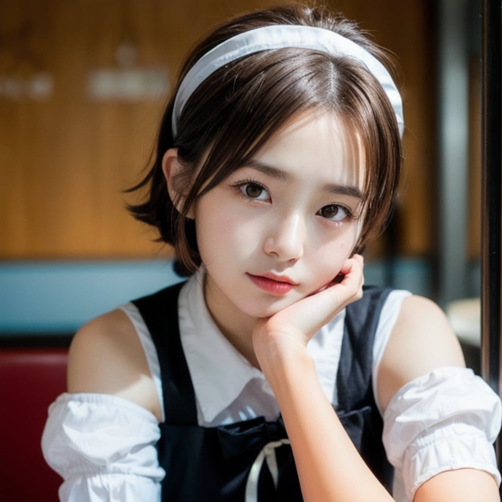 喫茶店の看板娘