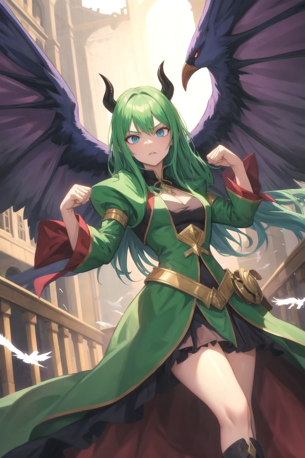 魔宮の凶鳥5 戦いの決意 | の人気AIイラスト・グラビア