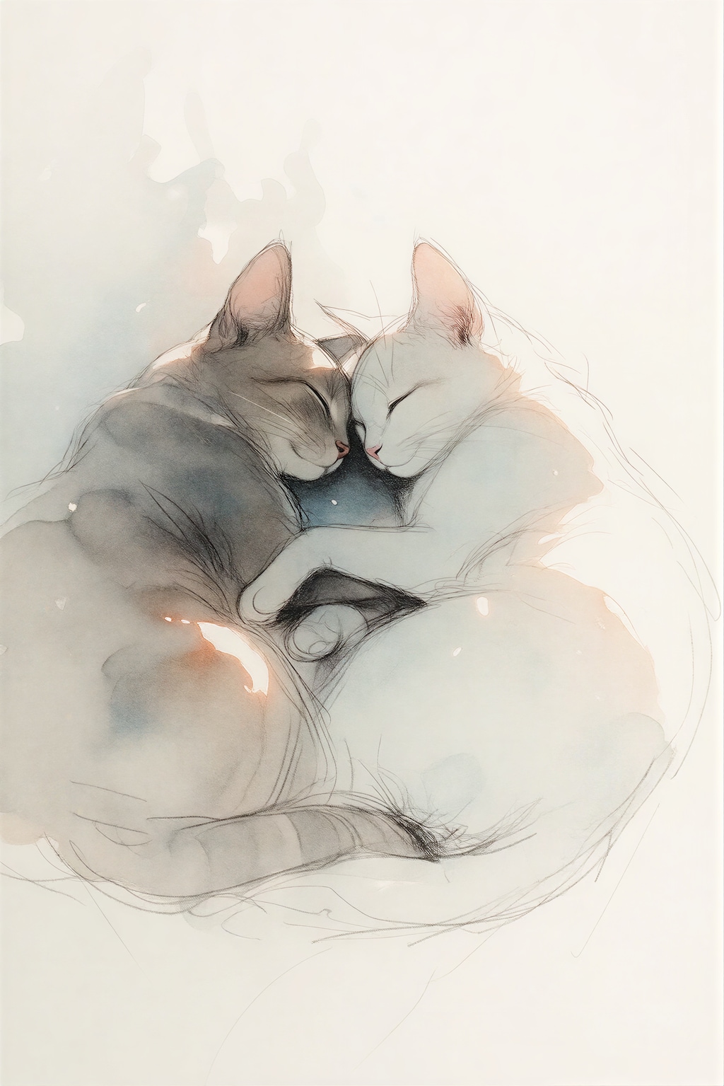 眠る猫