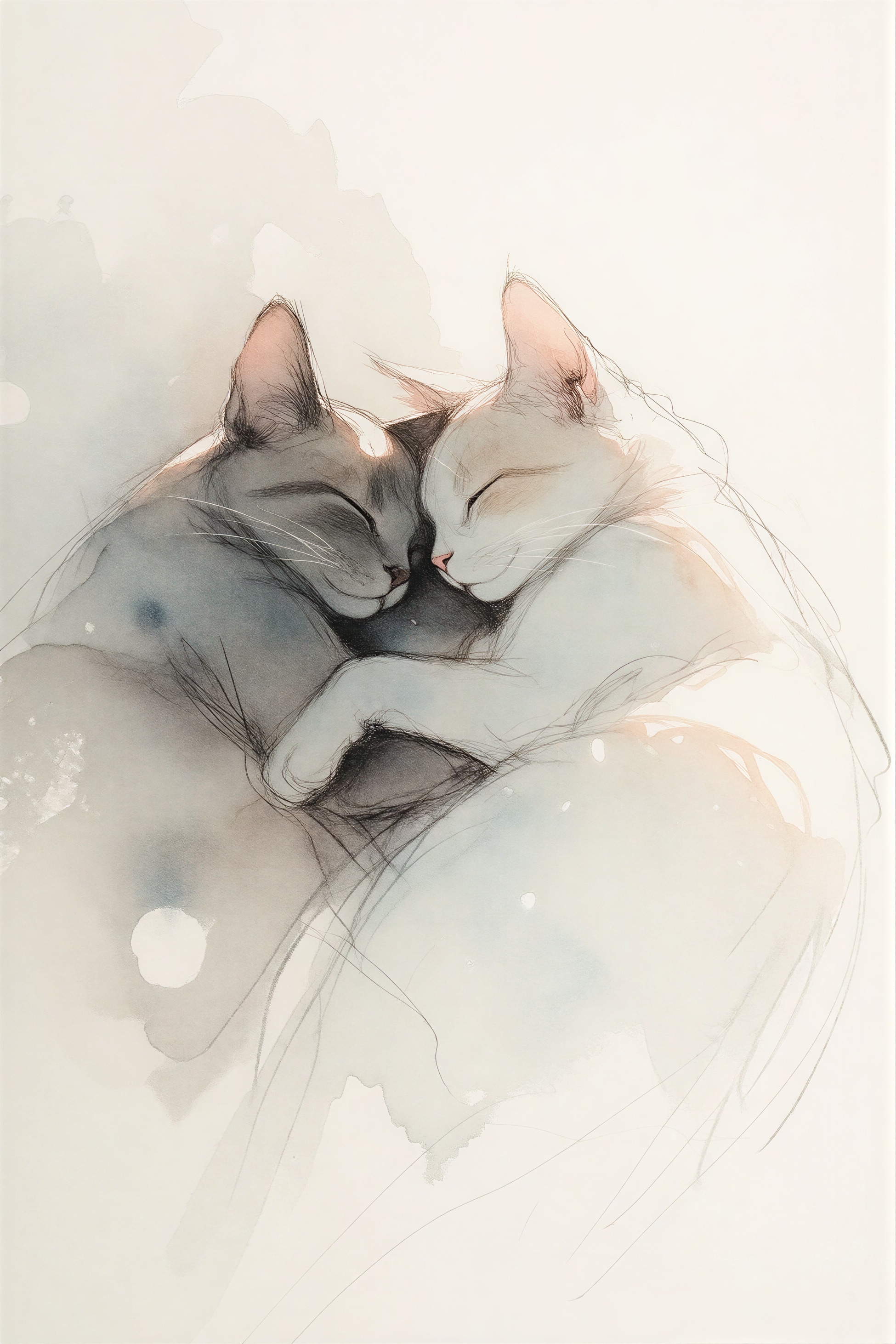 眠る猫 | の人気AIイラスト・グラビア