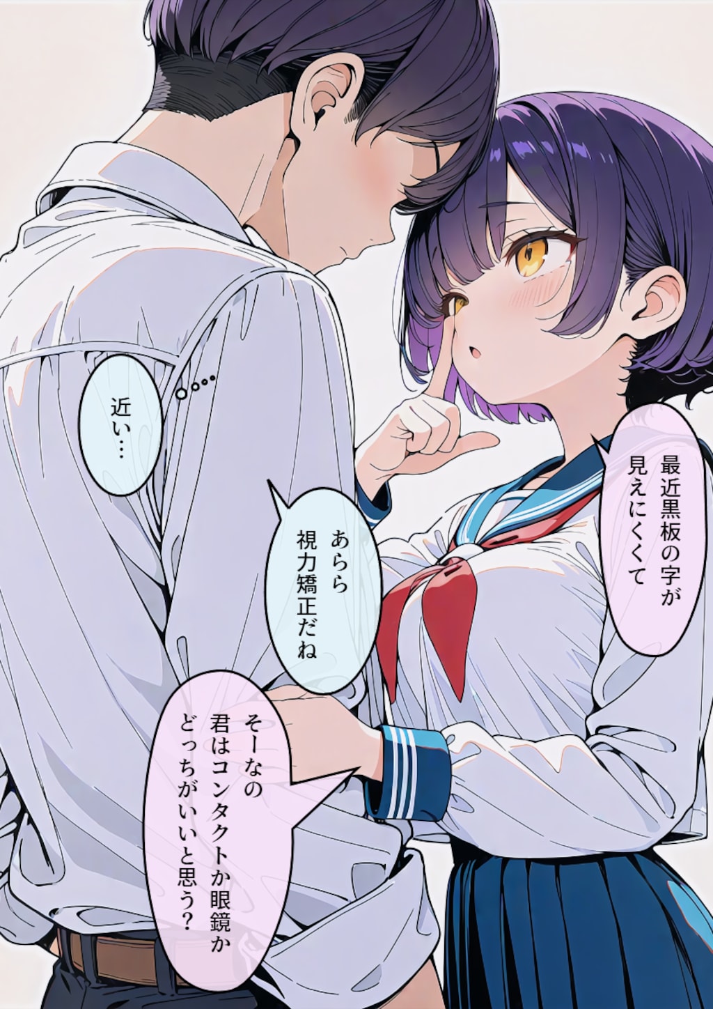 眼鏡にした理由