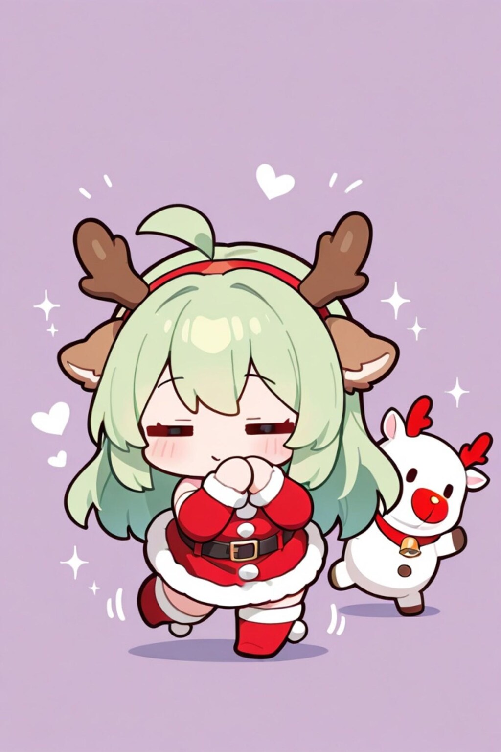 緑髪のサンタちゃん