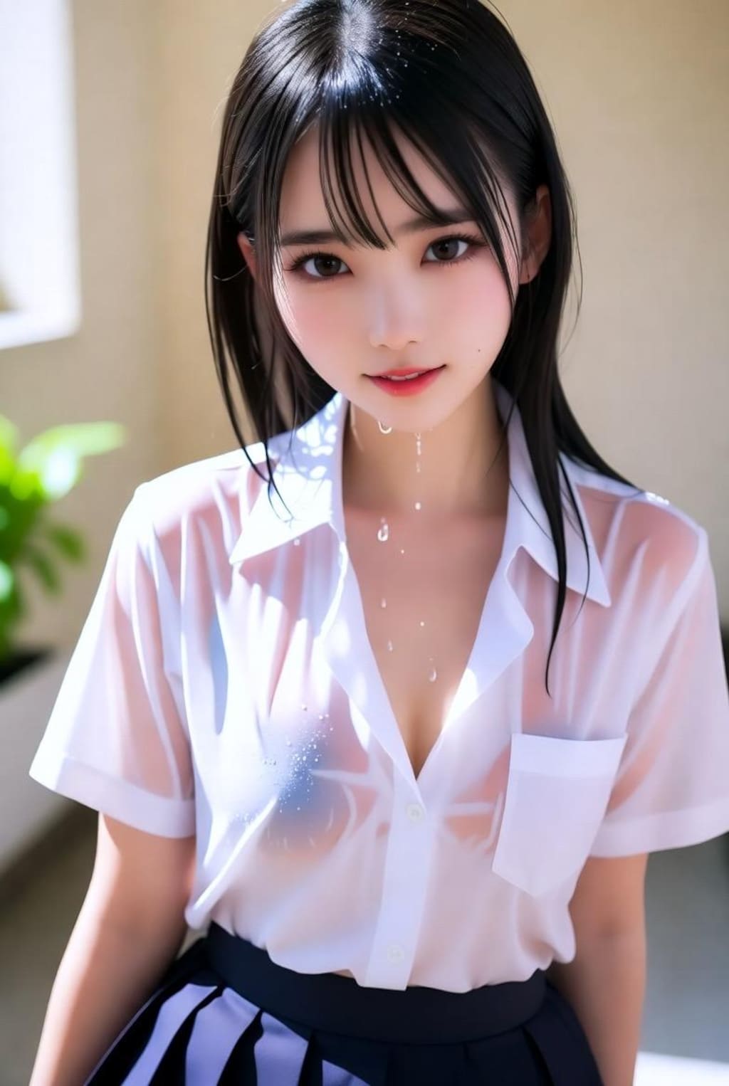 雨が降って透けてきた。。