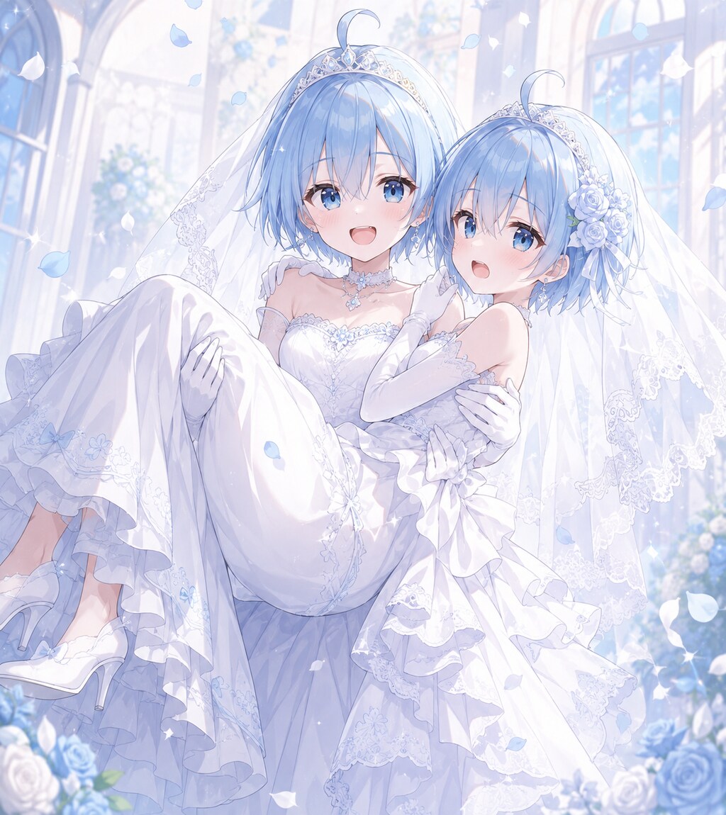 百合姉妹の結婚式