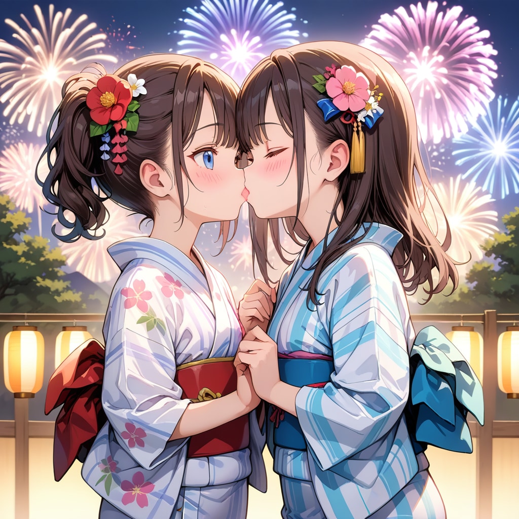 花火キス2026/08/12 | の人気AIイラスト・グラビア