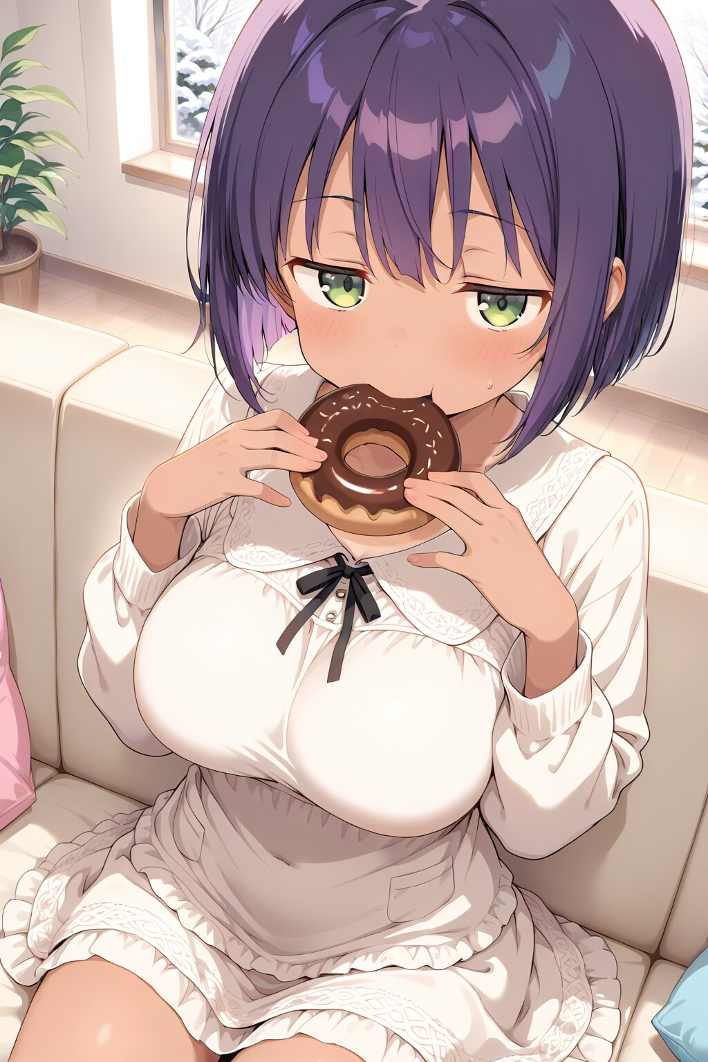 385 ドーナツと日焼けっ子
