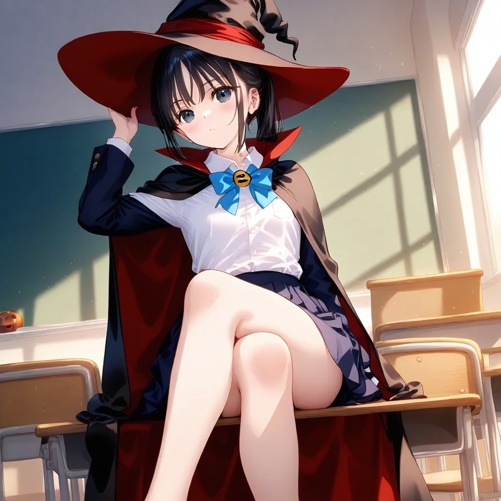 魔女のコスプレ